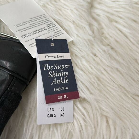 Abercrombie & Fitch skinny Ankle High Rise jeans size 29 or 8 Long NWT - Picture 5 of 16